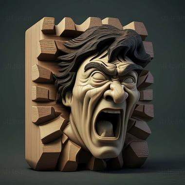 3D model Jackie Chan Stuntmaster game (STL)